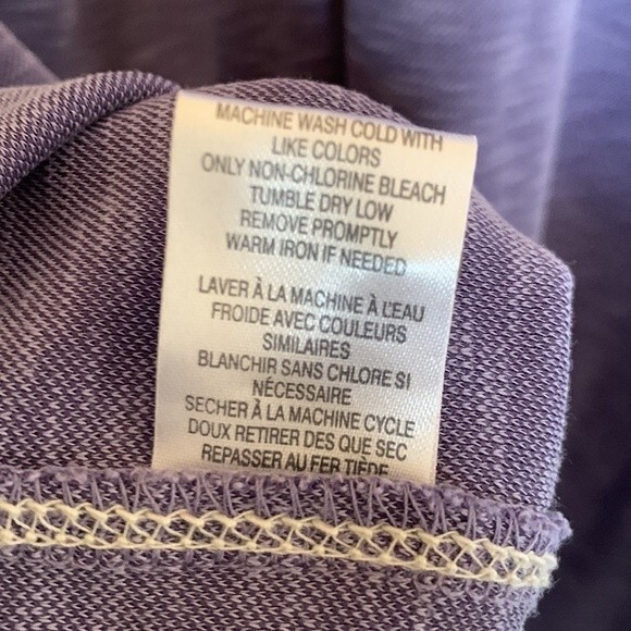 Sable & Stone Modal Heathered Purple Polo Men’s Sz XL - Picture 6 of 6